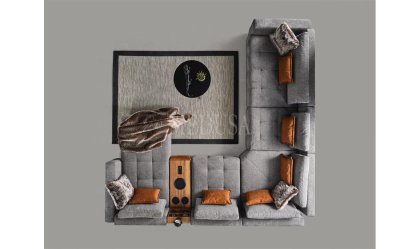 Medusa Home Mobilya - Stevan Gri U Köşe Takımı