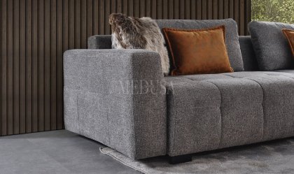 Medusa Home Mobilya - Stevan Gri U Köşe Takımı
