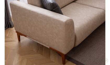 Medusa Home Mobilya - Storm Bej Üçlü Koltuk