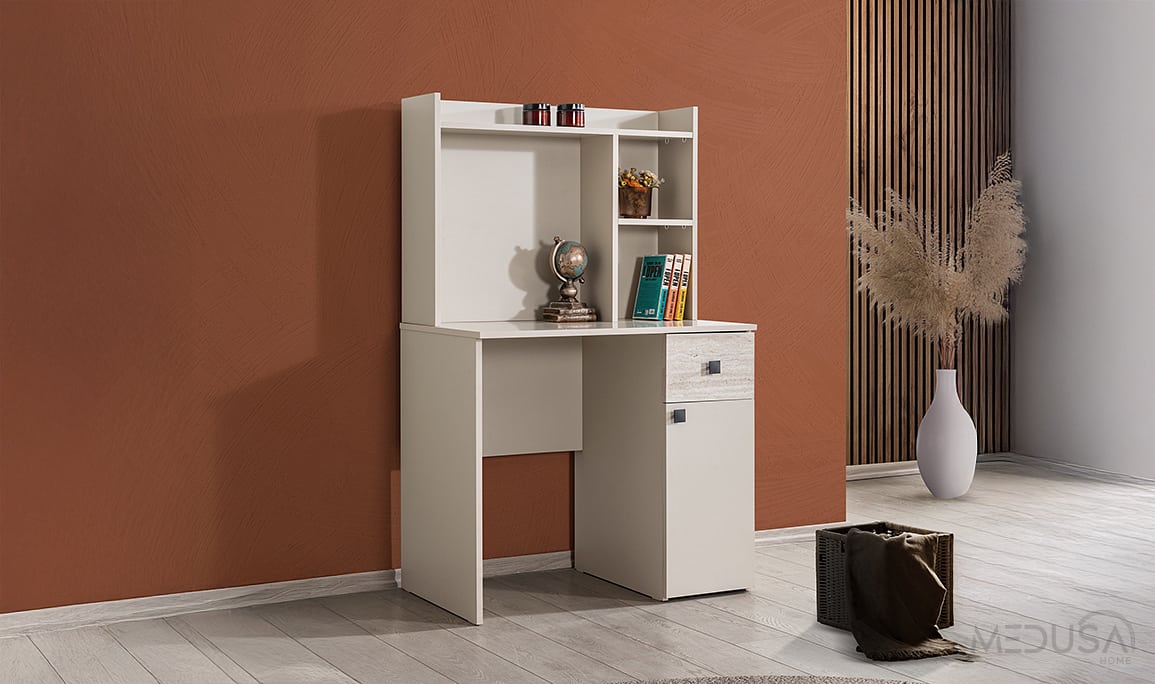 Medusa Home Mobilya - Story Kitaplıklı Çalışma Masası