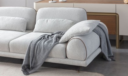 Medusa Home Mobilya - Stripe Relax Üçlü Koltuk