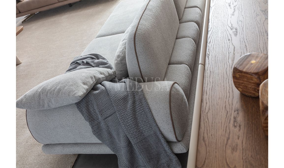 Medusa Home Mobilya - Stripe Relax Üçlü Koltuk