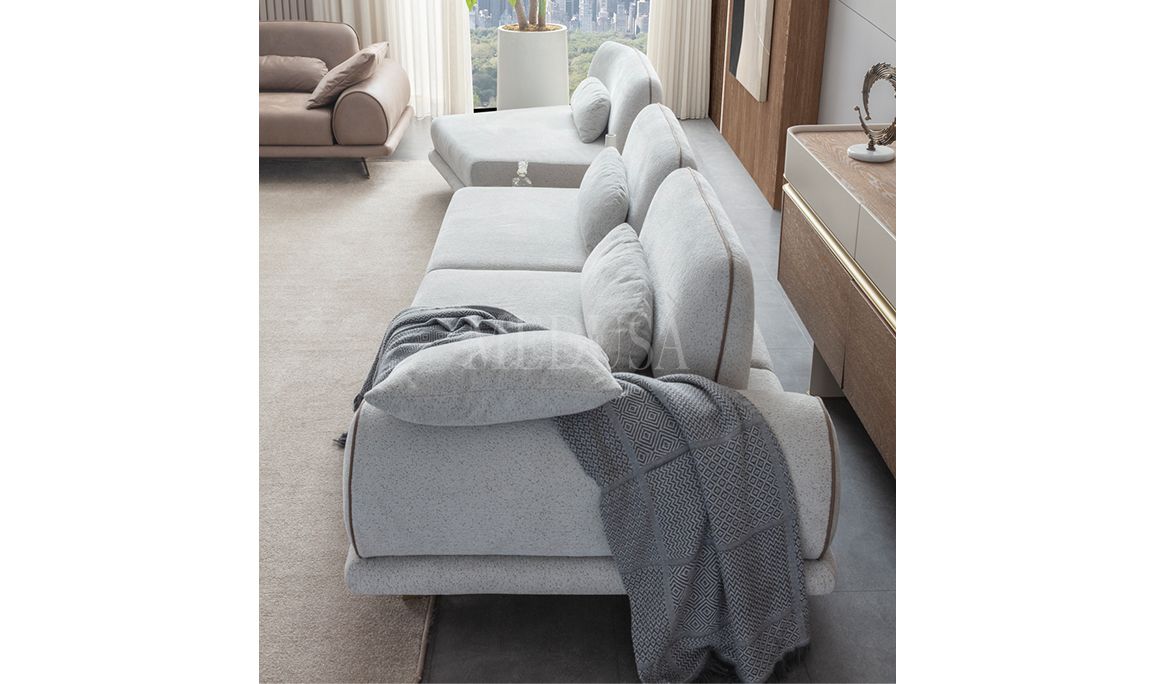 Medusa Home Mobilya - Stripe Relax Üçlü Koltuk