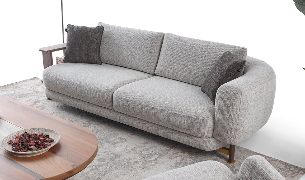 Medusa Home Mobilya - Style Sehpalı Üçlü Koltuk