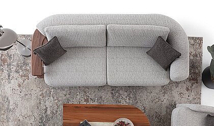 Medusa Home Mobilya - Style Sehpalı Üçlü Koltuk