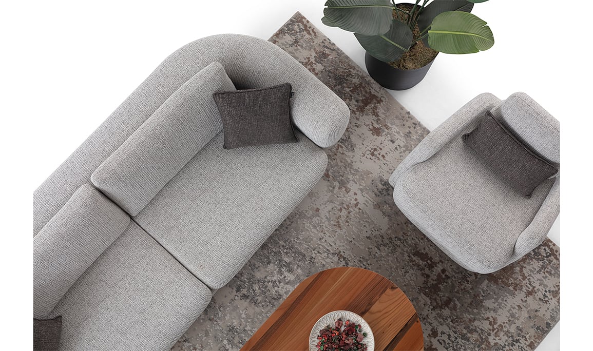 Medusa Home Mobilya - Style Üçlü Koltuk