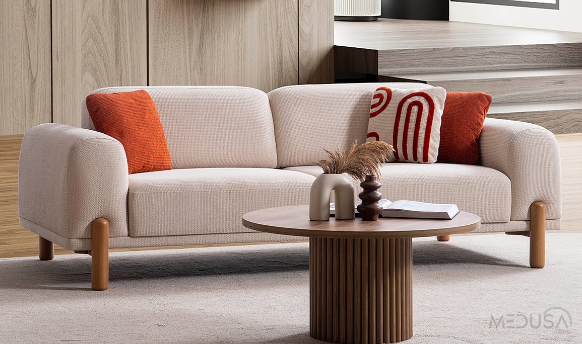 Medusa Home Mobilya - Suave Üçlü Koltuk