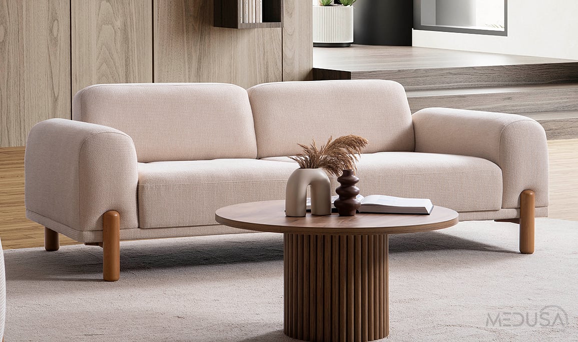 Medusa Home Mobilya - Suave Üçlü Koltuk