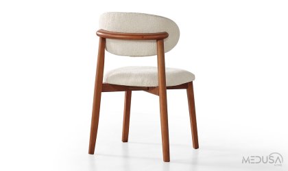 Medusa Home Mobilya - Sude Bohem Beyaz Sandalye