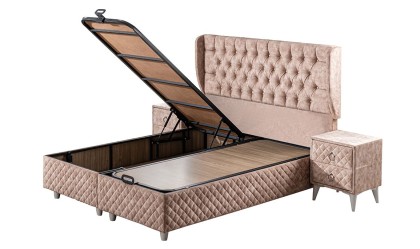 Medusa Home Mobilya - Sunshine Set Baza Başlık Yatak