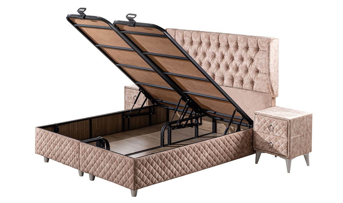 Medusa Home Mobilya - Sunshine Set Baza Başlık Yatak