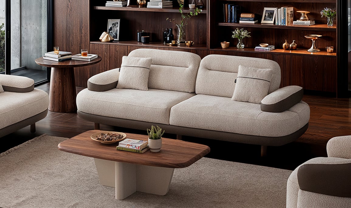 Medusa Home Mobilya - Swan Üçlü Koltuk
