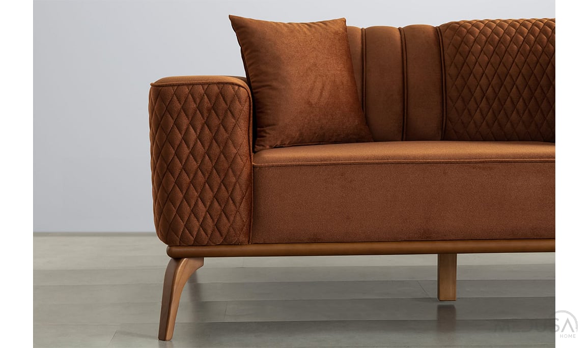 Medusa Home Mobilya - Taksim Kiremit Üçlü Koltuk