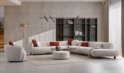 Medusa Home Mobilya - Teddy Köşe Takımı