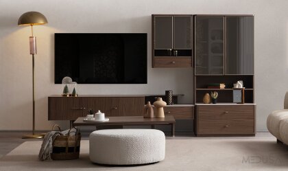 Medusa Home - Teddy Tv Ünitesi + Kitaplık Medusa Home - Teddy Tv Ünitesi + Kitaplık