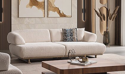 Medusa Home Mobilya - Teddy Üçlü Koltuk