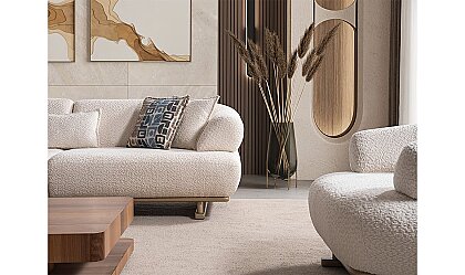 Medusa Home Mobilya - Teddy Üçlü Koltuk