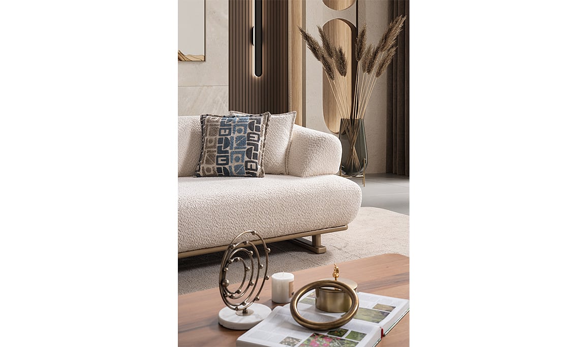 Medusa Home Mobilya - Teddy Üçlü Koltuk