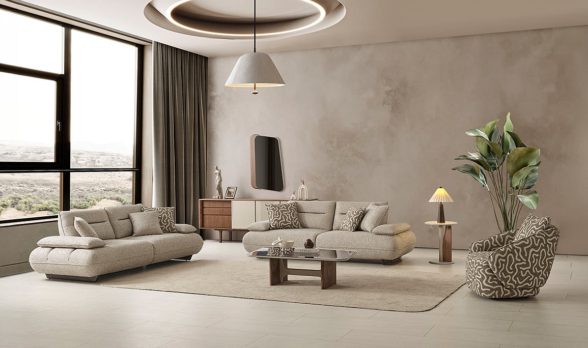 Medusa Home Mobilya - Tesla Koltuk Takımı 3+3+1