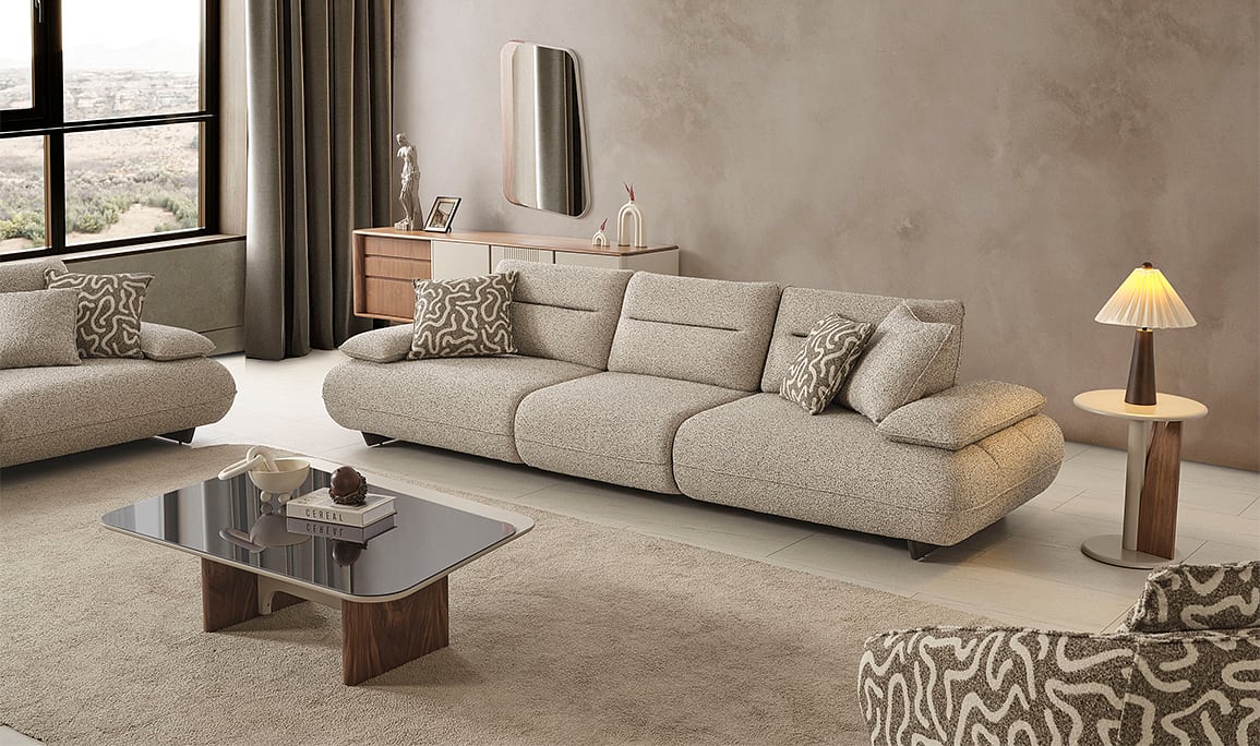 Medusa Home Mobilya - Tesla Koltuk Takımı 4+3+1