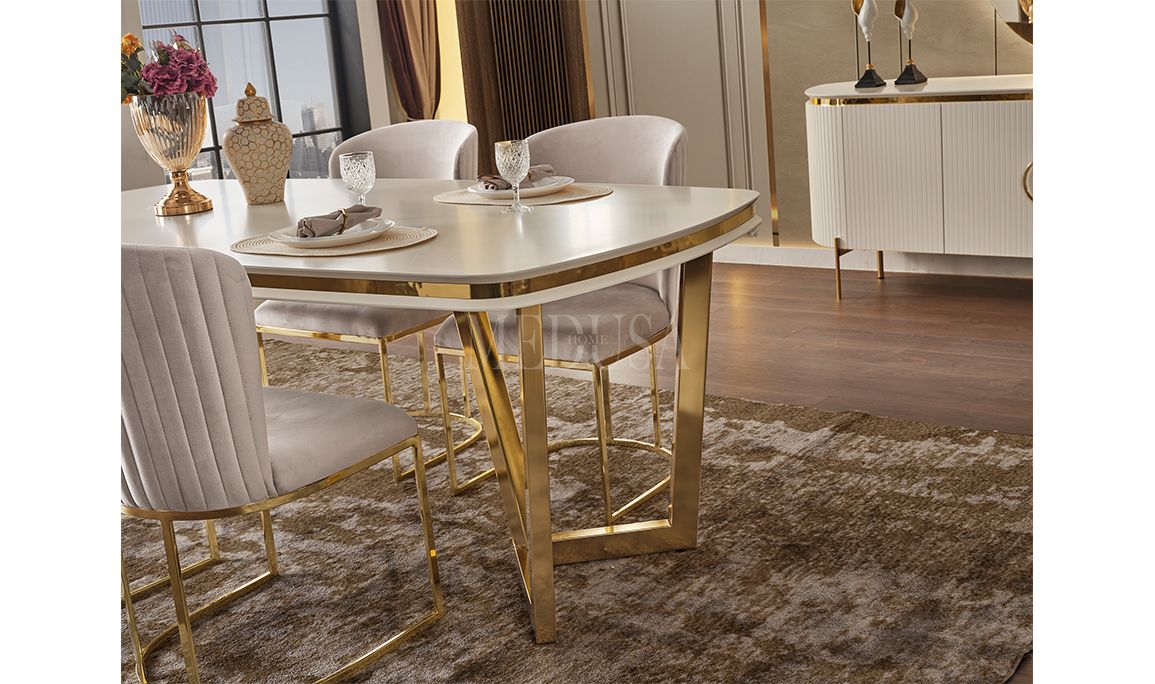 Medusa Home Mobilya - Tesla Luxury Yemek Masası