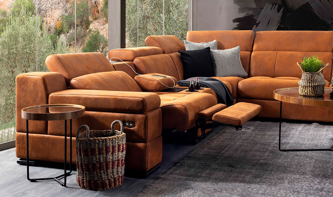 Medusa Home Mobilya - Tesla Motorlu Köşe Takımı