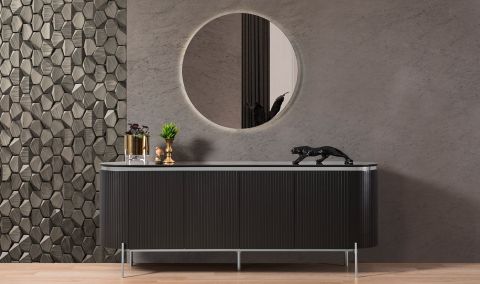 Medusa Home Mobilya - Tesla Silver Konsol