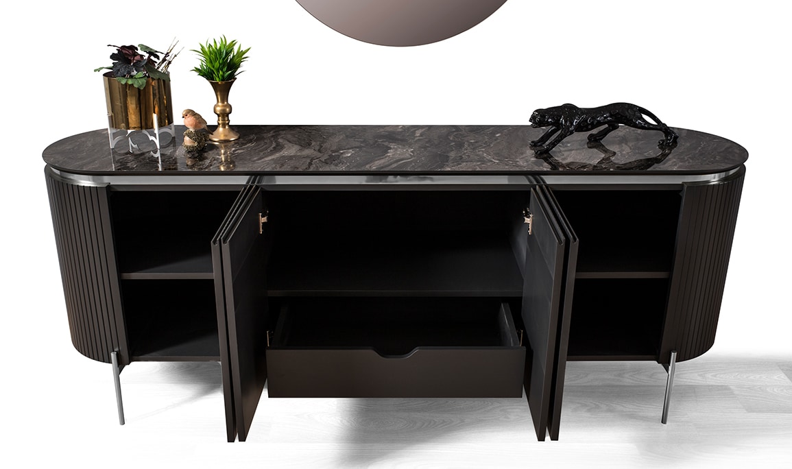 Medusa Home Mobilya - Tesla Silver Konsol