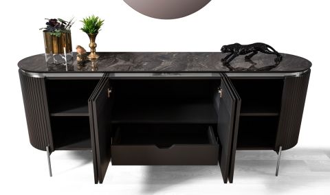 Medusa Home Mobilya - Tesla Silver Konsol