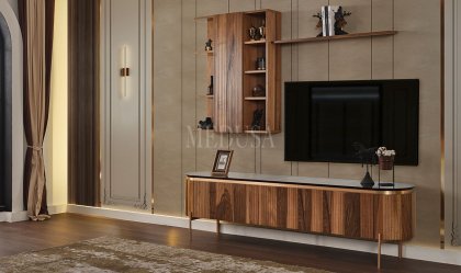 Medusa Home Mobilya - Tesla Ceviz Tv Ünitesi