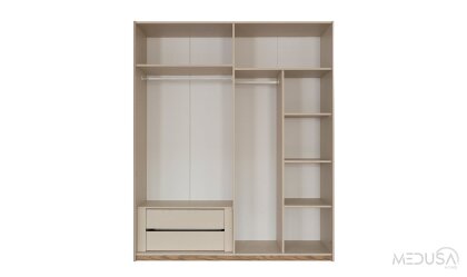 Medusa Home Mobilya - Tetra 4 Kapaklı Gardırop