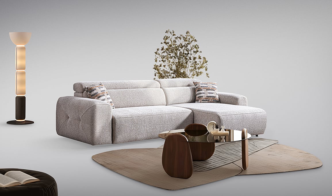 Medusa Home Mobilya - Tetra Motorlu ve Sandıklı Köşe Takımı