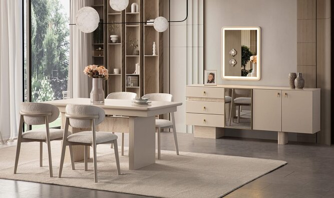 Medusa Home Mobilya - Tetron Yemek Odası - Modern Yemek Odaları