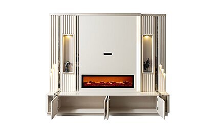 Medusa Home Mobilya - Tindra Luxury Şömineli Tv Ünitesi
