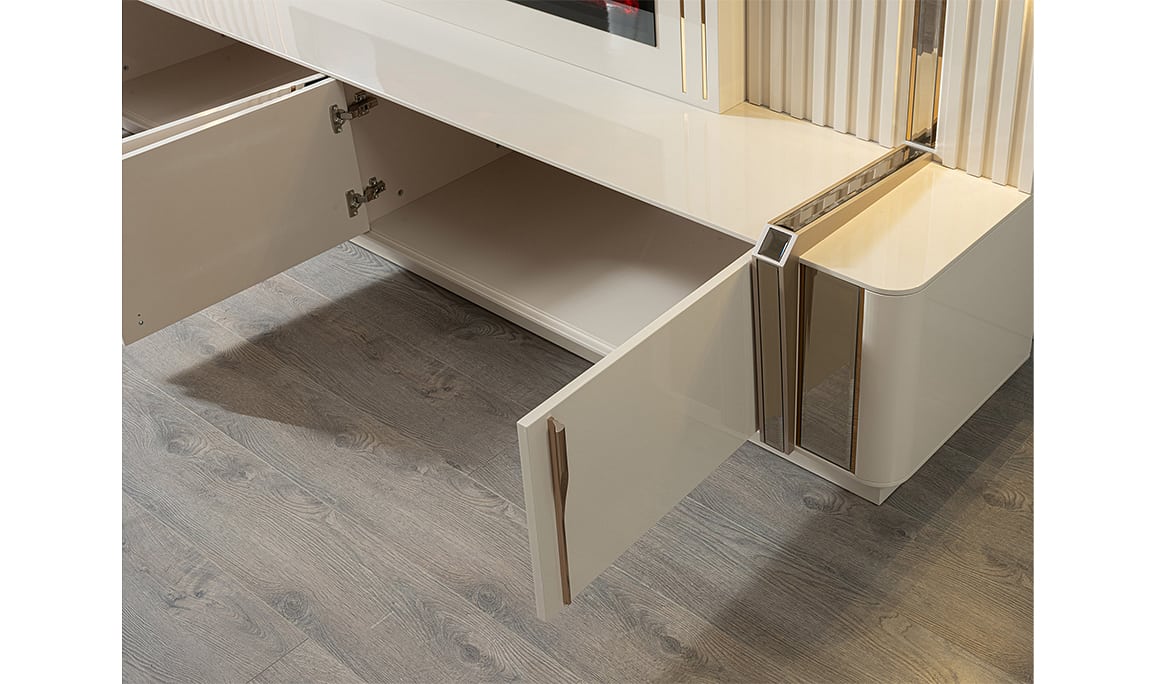 Medusa Home Mobilya - Tindra Luxury Şömineli Tv Ünitesi