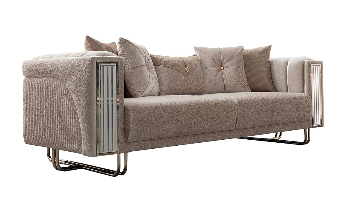 Medusa Home Mobilya - Tindra Luxury Üçlü Koltuk