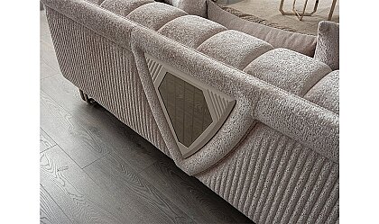 Medusa Home Mobilya - Tindra Luxury Üçlü Koltuk