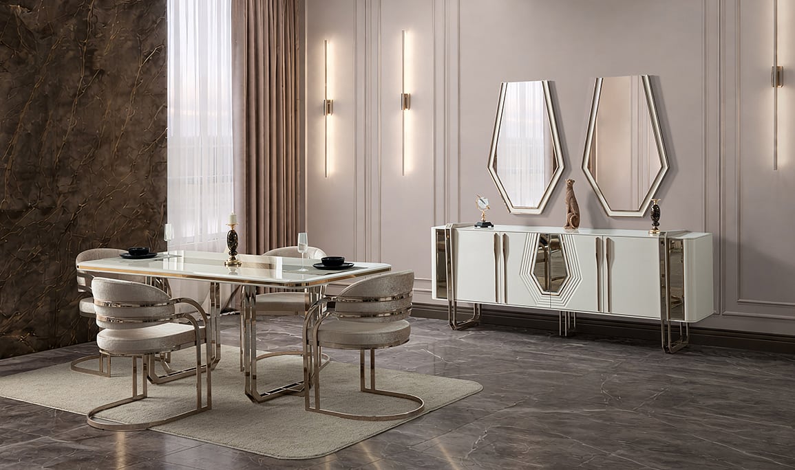Medusa Home Mobilya - Tindra Luxury Yemek Odası