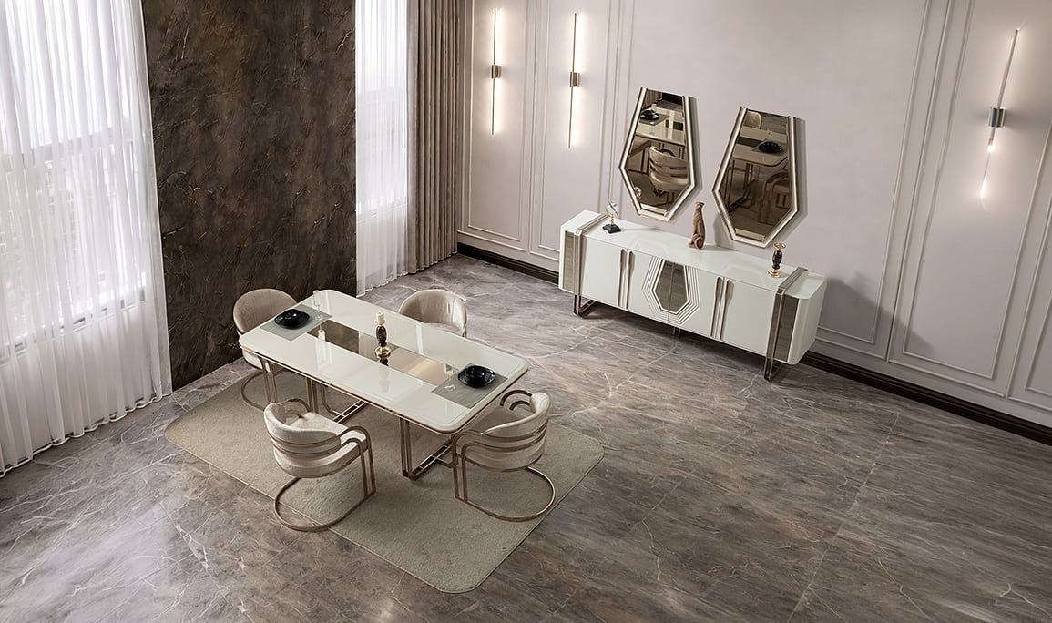 Medusa Home Mobilya - Tindra Luxury Yemek Odası
