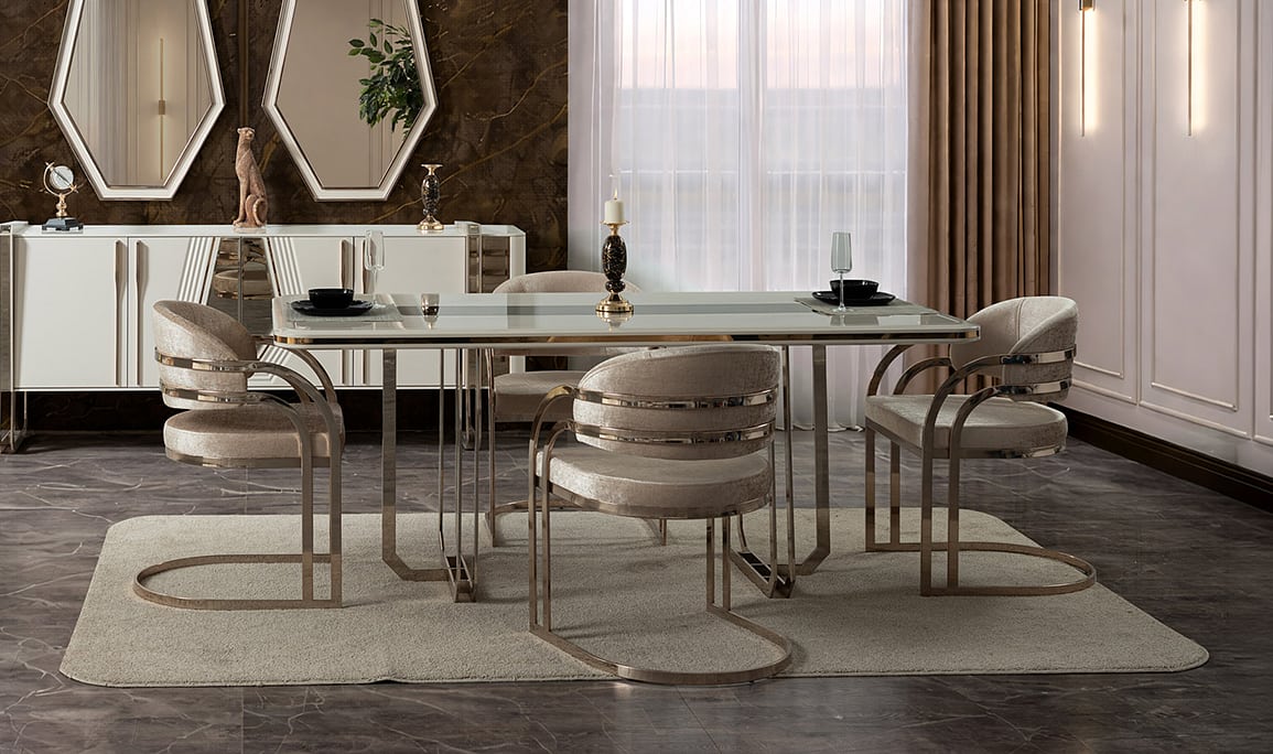Medusa Home Mobilya - Tindra Luxury Yemek Odası