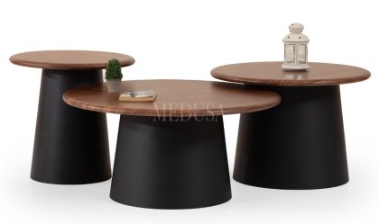 Medusa Home Mobilya - Tola Siyah Orta Sehpa