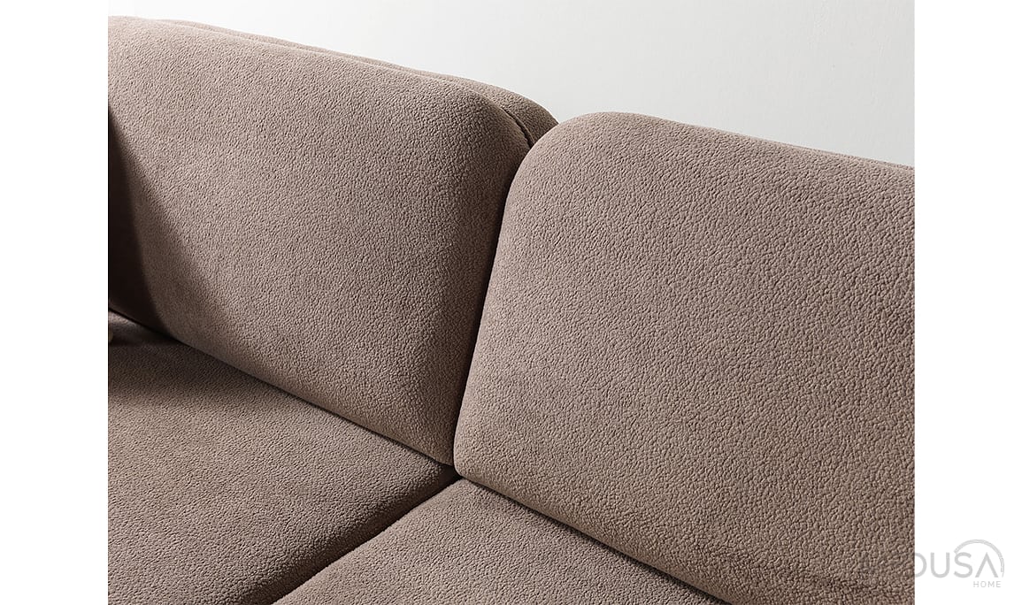 Medusa Home Mobilya - Toprak Kahve Üçlü Koltuk