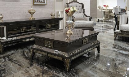 Medusa Home - Torino Avangarde Siyah Orta Sehpa