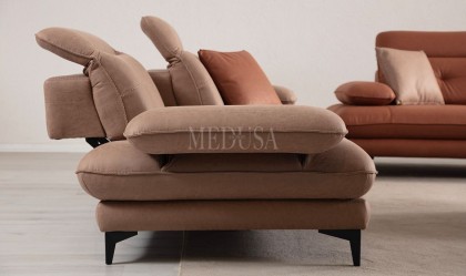 Medusa Home Mobilya - Torino Dinlenmeli Üçlü Koltuk