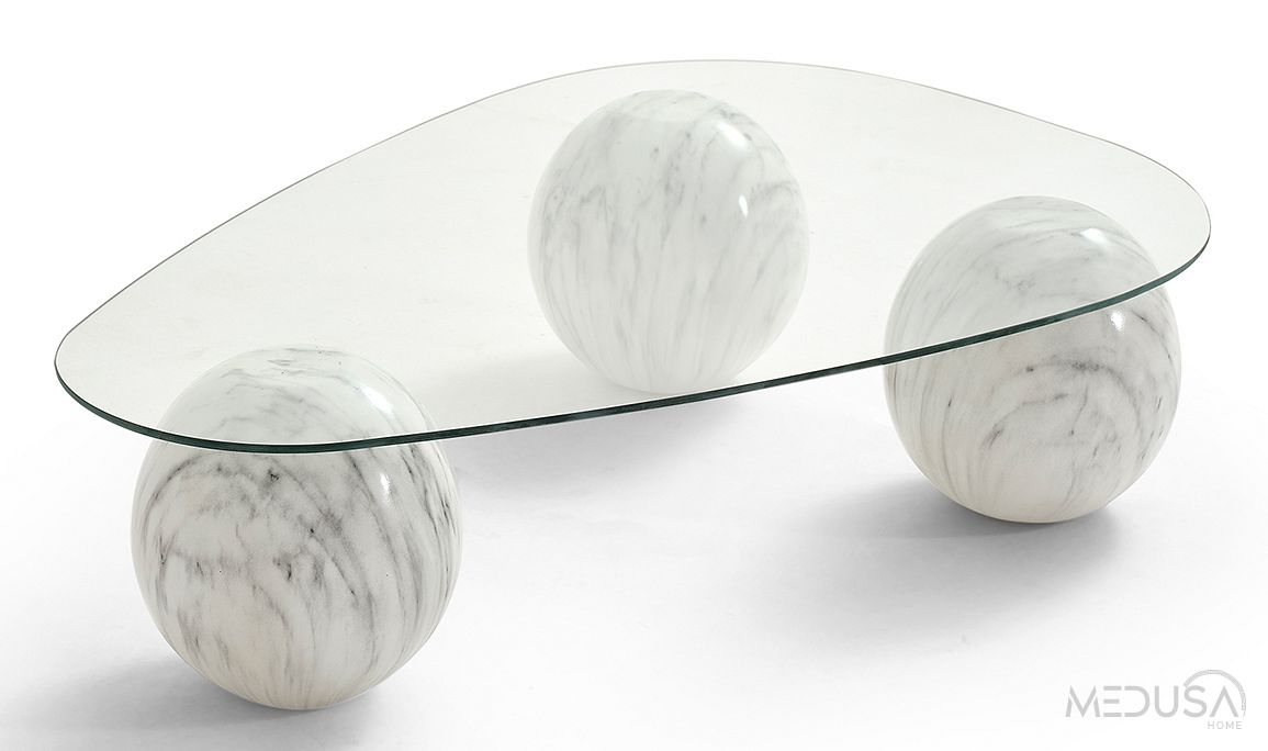 Medusa Home Mobilya - Torvi Mermer Ayaklı Cloud Orta Sehpa