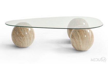 Medusa Home Mobilya - Torvi Mermer Ayaklı French Orta Sehpa