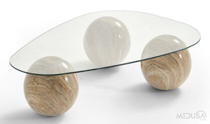 Medusa Home Mobilya - Torvi Mermer Ayaklı French Orta Sehpa