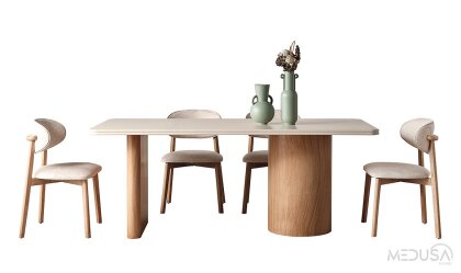 Medusa Home Mobilya - Torvi Meşe Yemek Masası
