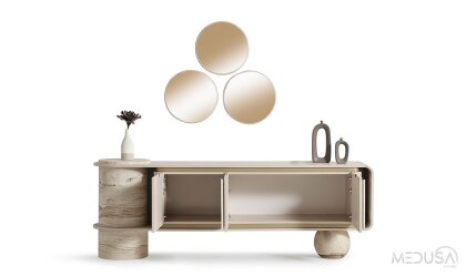 Medusa Home Mobilya - Torvi Traverten Konsol