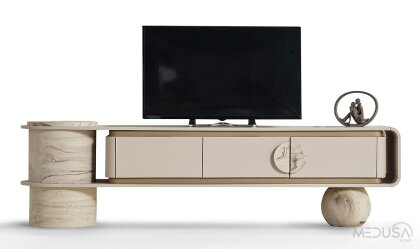 Medusa Home Mobilya - Torvi Traverten Tv Sehpası